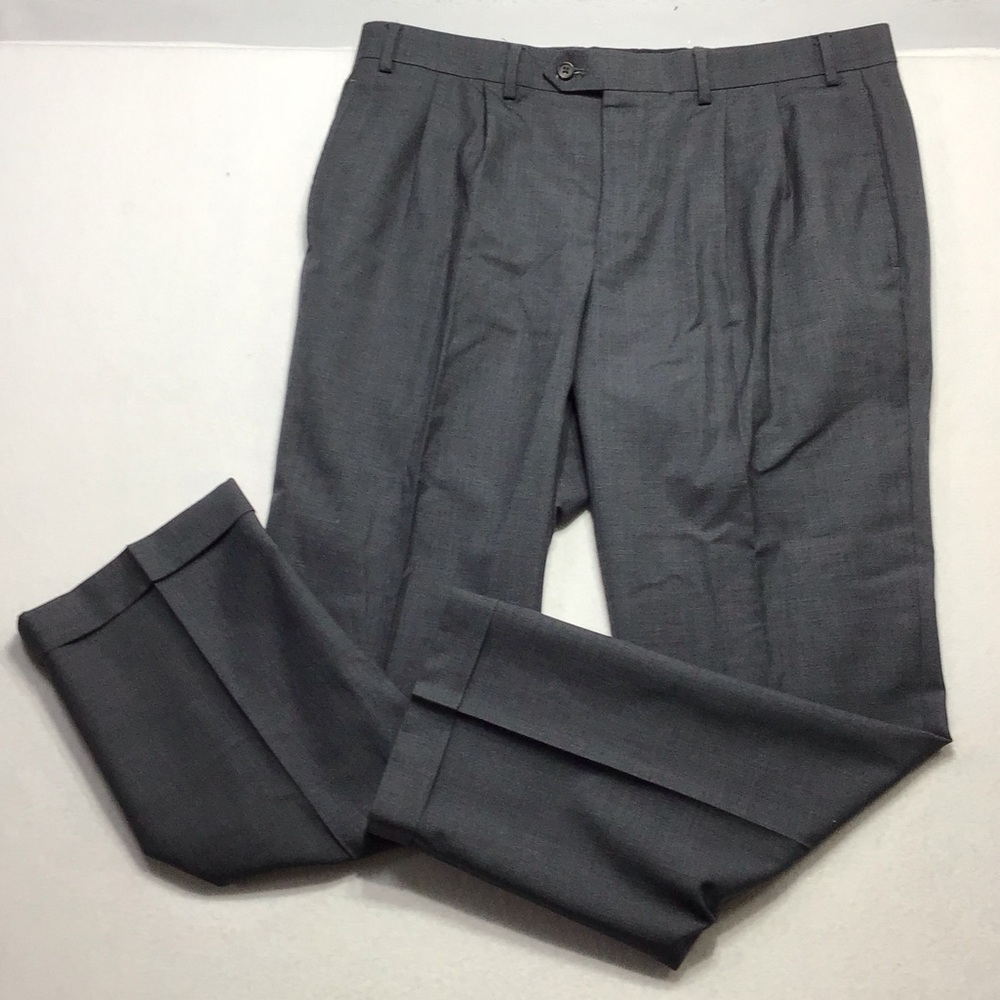 Ralph Lauren Charcoal Gray Total Comfort Dress Pants